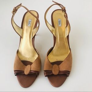 Vero Cuioi Daslu Brown and Tan Pumps Size 10US